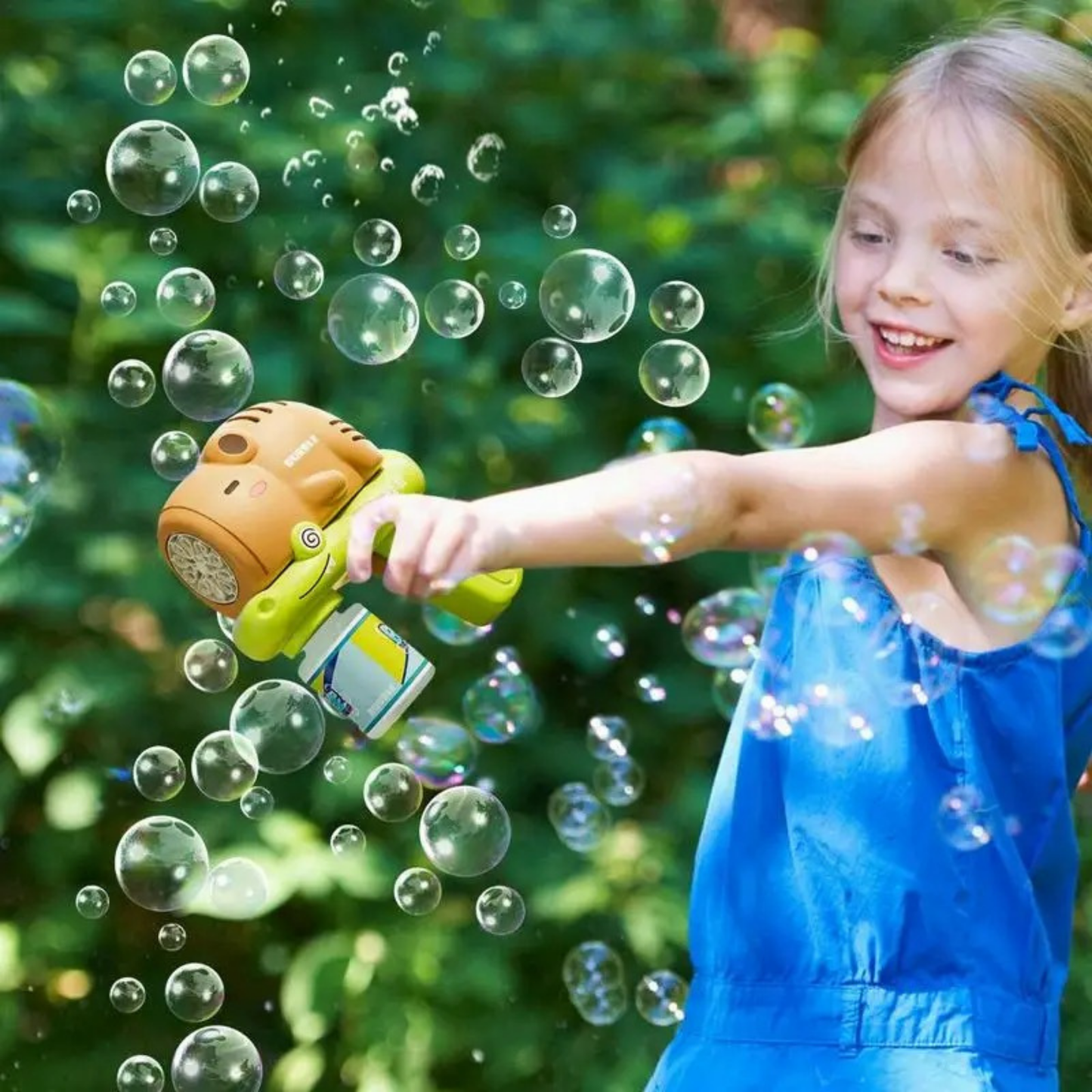 SOPLADOR MÁGICO DE BURBUJAS CAPIBARA, JUGUETE DE BAÑO PARA HACER BURBUJAS - MÁQUINA DE BURBUJAS DE 10 AGUJEROS PARA FIESTAS