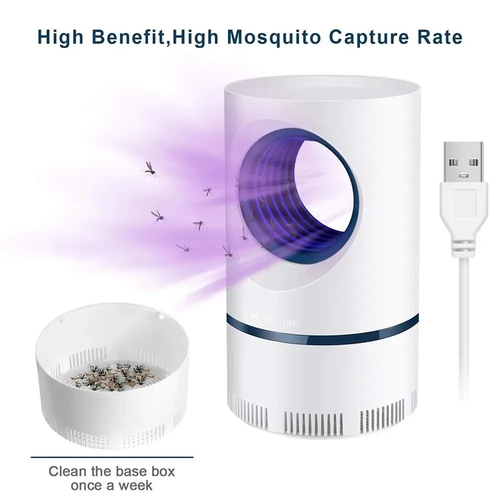 Lámpara atrae mosquitos
